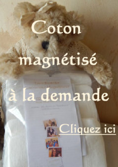 paquet de coton magnetise