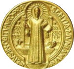 Médaille de Saint Benoît côté pile